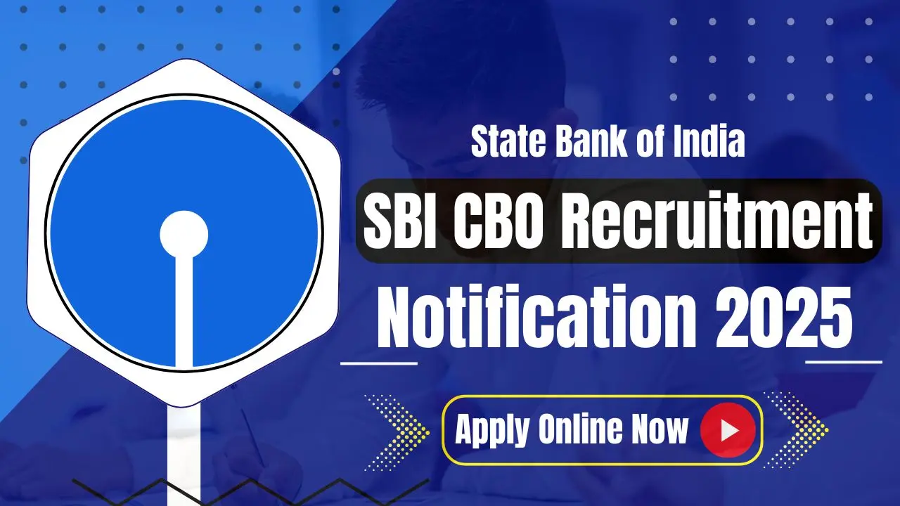 SBI CBO Recruitment 2025 Notification Apply 2964 Circle Based Officer Vacancies
