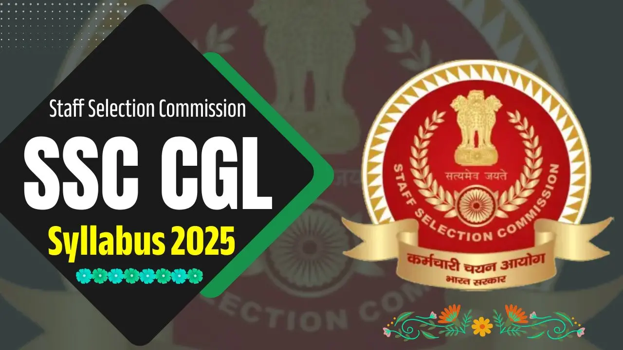 SSC CGL Syllabus 2025 Pdf Download Tier Wise Exam Pattern (in Hindi/English)