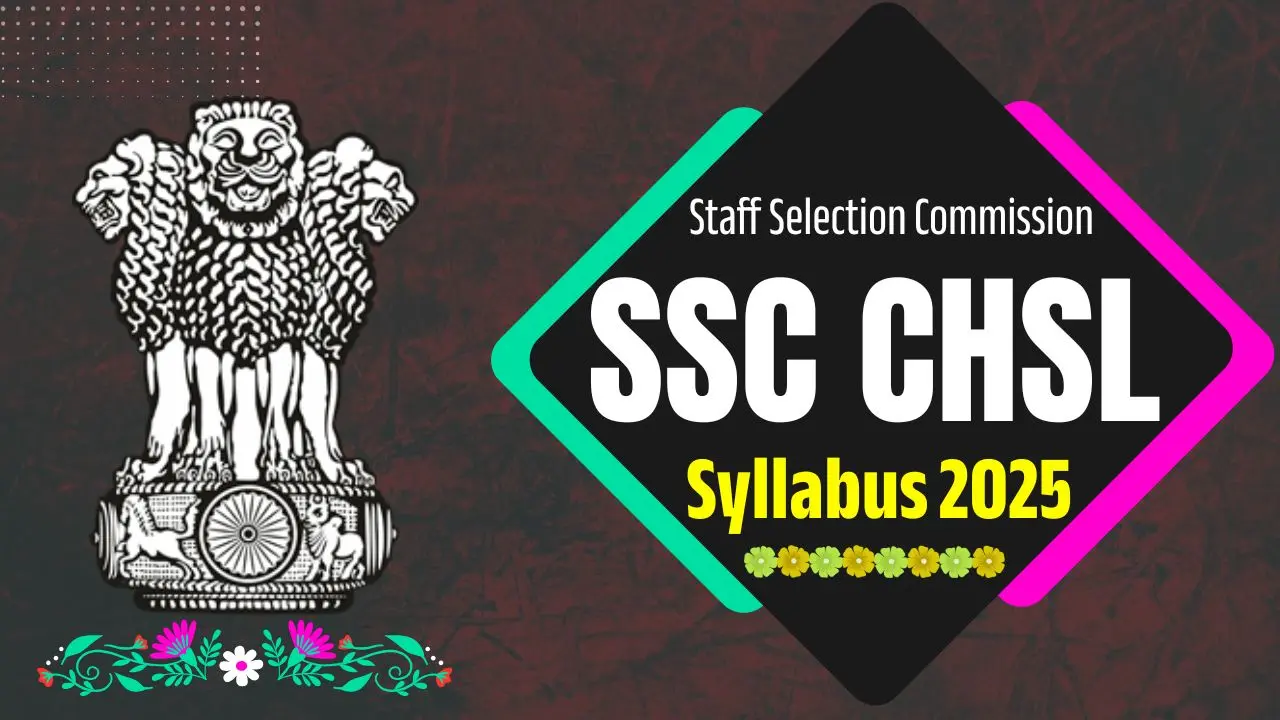 SSC CHSL Syllabus 2025 Pdf Download Tier Wise Exam Pattern (in Hindi/English)